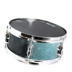 12" Custom Dual Zone Snare: Blue Venom