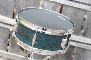 12" Custom Dual Zone Snare: Blue Venom