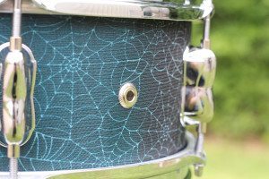 12" Custom Dual Zone Snare: Blue Venom