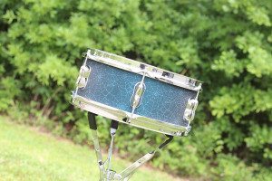 12" Custom Dual Zone Snare: Blue Venom