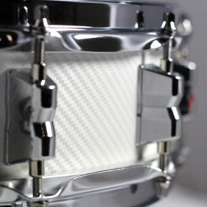 Pintech White Carbon Fiber Phoenix Snare